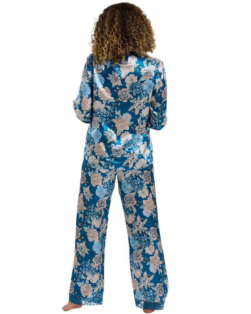 Indigo Sky Womens Lydia Satin Pyjama
