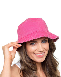 Adults Stonewash Bucket Hat