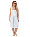 Marlon Womens Sketch Floral 40" Sleeveless Nightie
