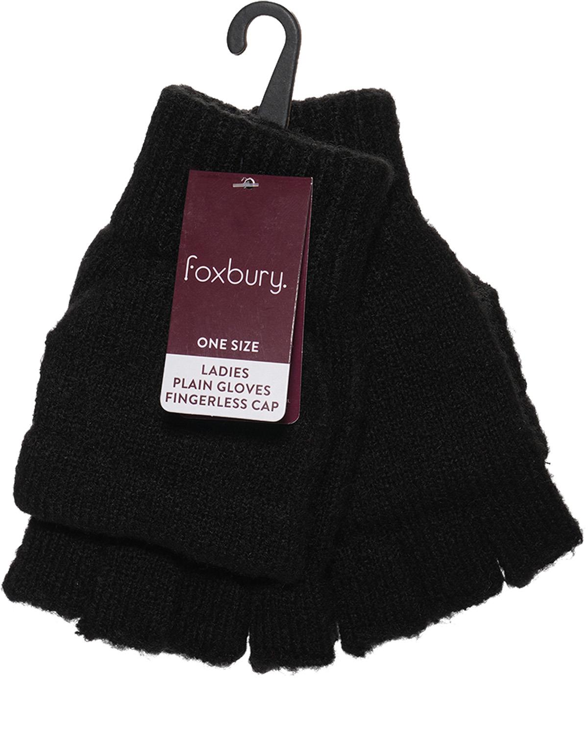 Foxbury Womens Convertible Fingerless Gloves - 2 Pack
