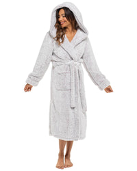 Womens Snowtip Fleece Dressing Gown