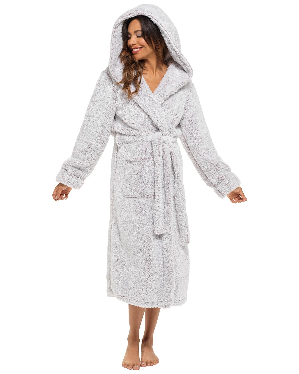 Womens Snowtip Fleece Dressing Gown