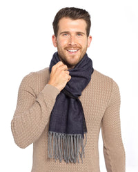 Tom Franks Mens Tassel Scarf
