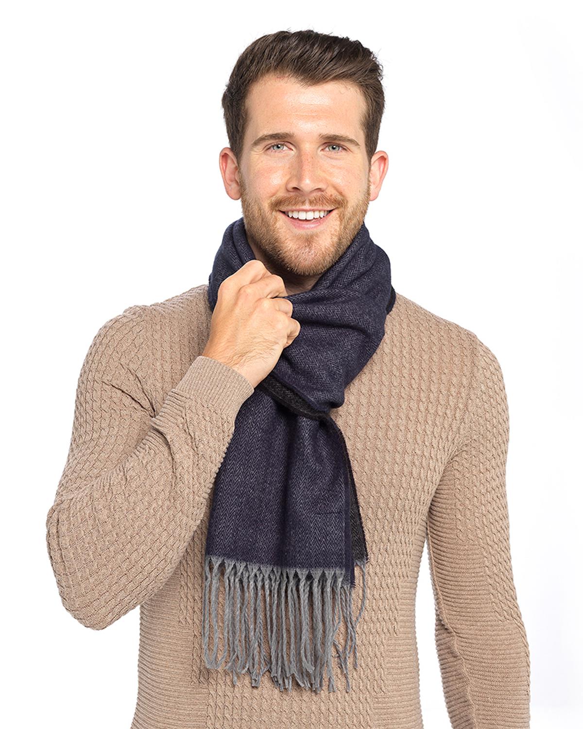 Tom Franks Mens Tassel Scarf