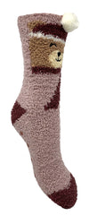 Ladies Bramble Fluffy Socks Gift Box