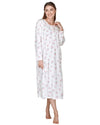 La Marquise Womens 'Florentine' Cuddleknit Long Sleeve Nightie