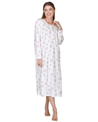 La Marquise Womens 'Florentine' Cuddleknit Long Sleeve Nightie