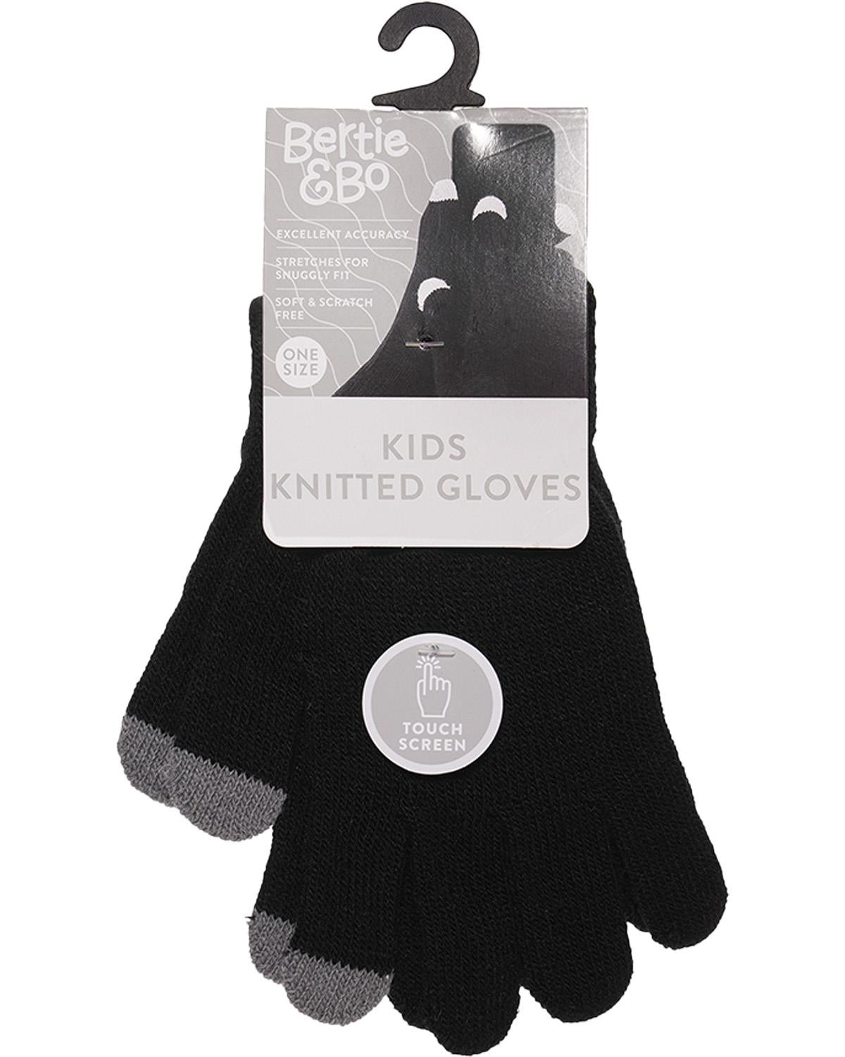 Bertie & Bo Childrens Touch Screen Magic Gloves - 2 Pack