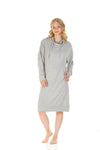 La Marquise Womens Lush Lounge Cloudknit Cowl Neck Nightie