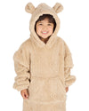Huggable Kids Teddy Plush Fleece Hoodie