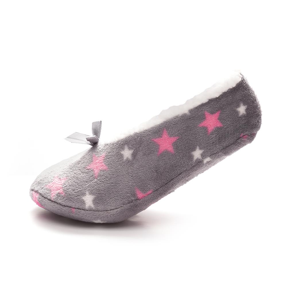 Womens Sherpa Lined Footie Slippers