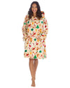 Huggable Unisex Christmas Print Oversized Hoodie