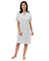 Indigo Sky Womens Tropical Jersey Nightshirt