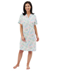 Indigo Sky Womens Tropical Jersey Nightshirt