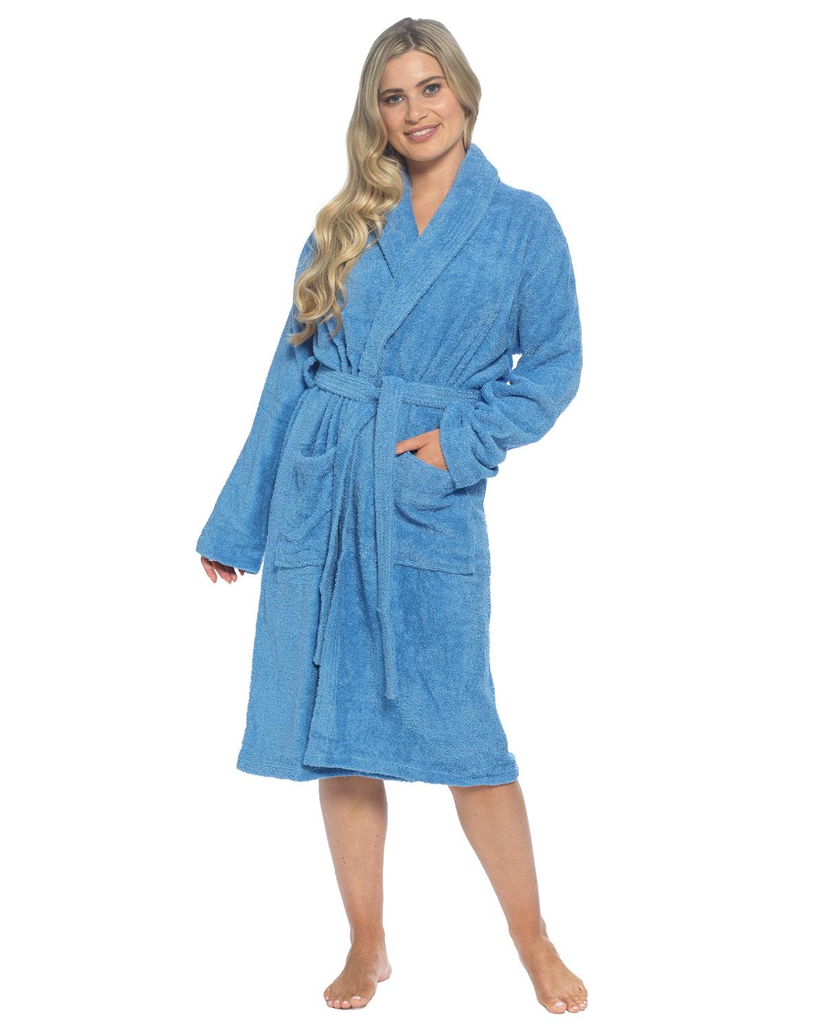 Slumber Hut Womens Wrap Towelling Dressing Gown