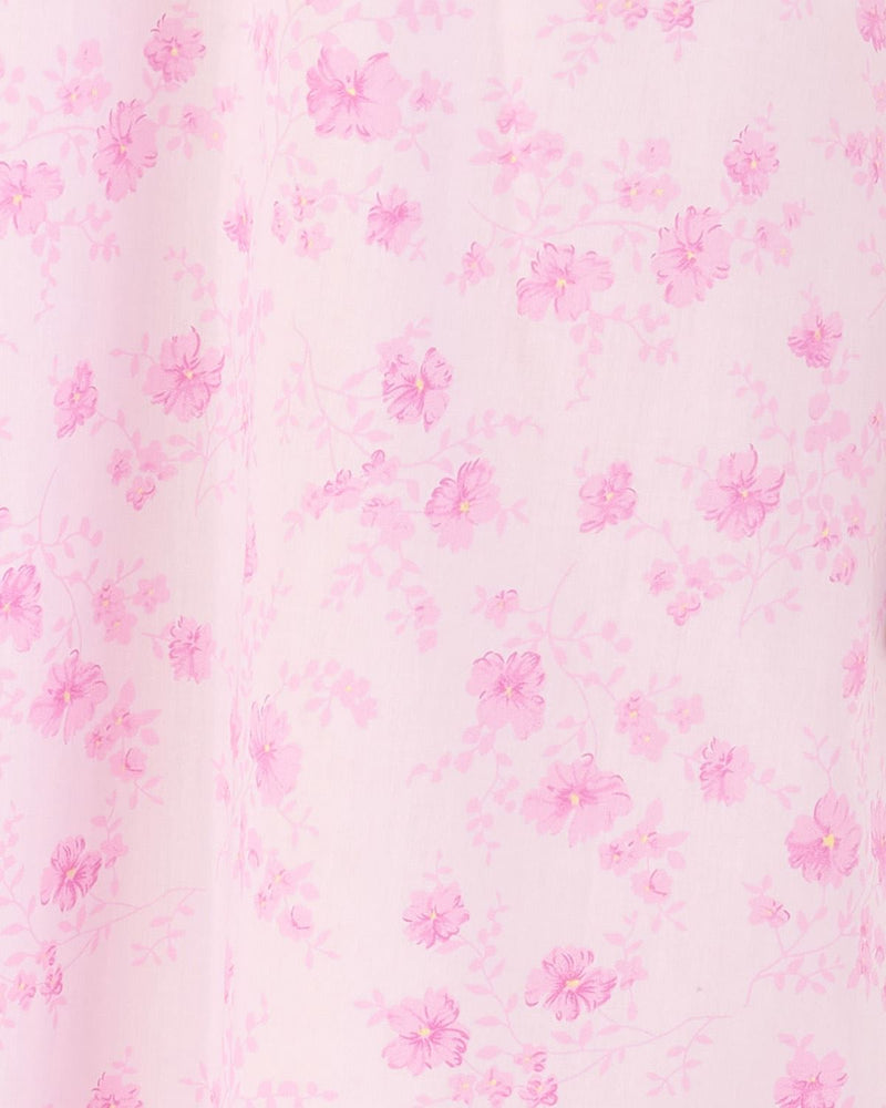 Slenderella Womens 45" Woven Long Sleeve Nightdress
