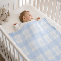 QT Baby 3 Pack Fleece Blanket Set