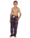 Cargo Bay Boys Polished Fleece Check Lounge Pants