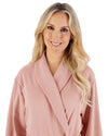 Slenderella Womens Rib Pattern 42" Shawl Collar Wrap