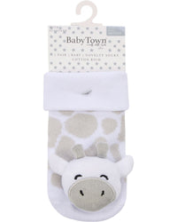 2 Pairs Babies Novelty Terry Socks