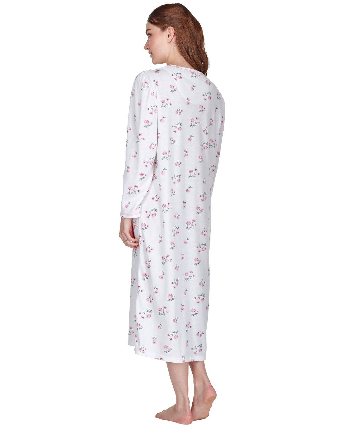 La Marquise Womens 'Florentine' Cuddleknit Long Sleeve Nightie