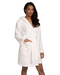 Loungeable Womens Satin Trim Robe