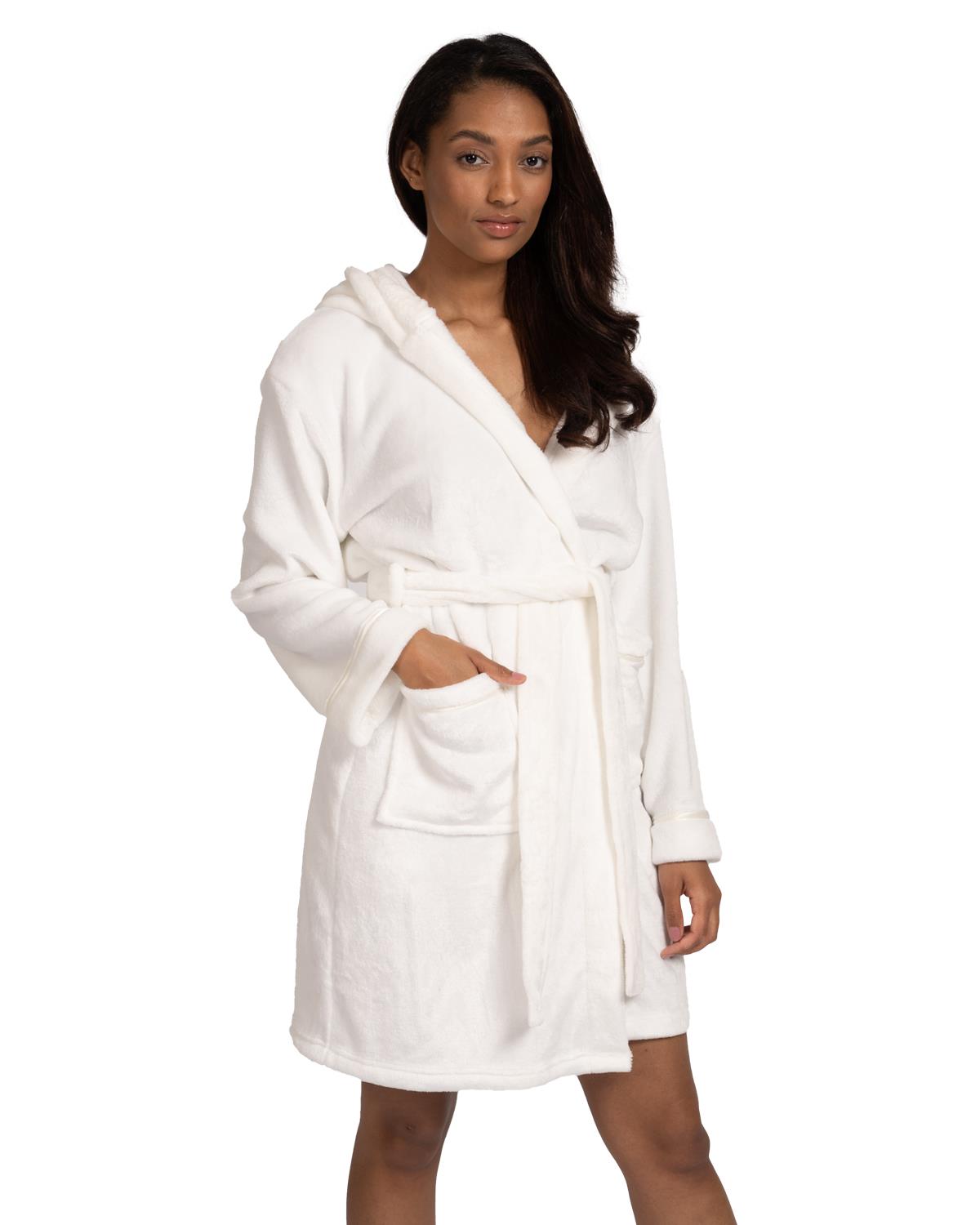 Loungeable Womens Satin Trim Robe
