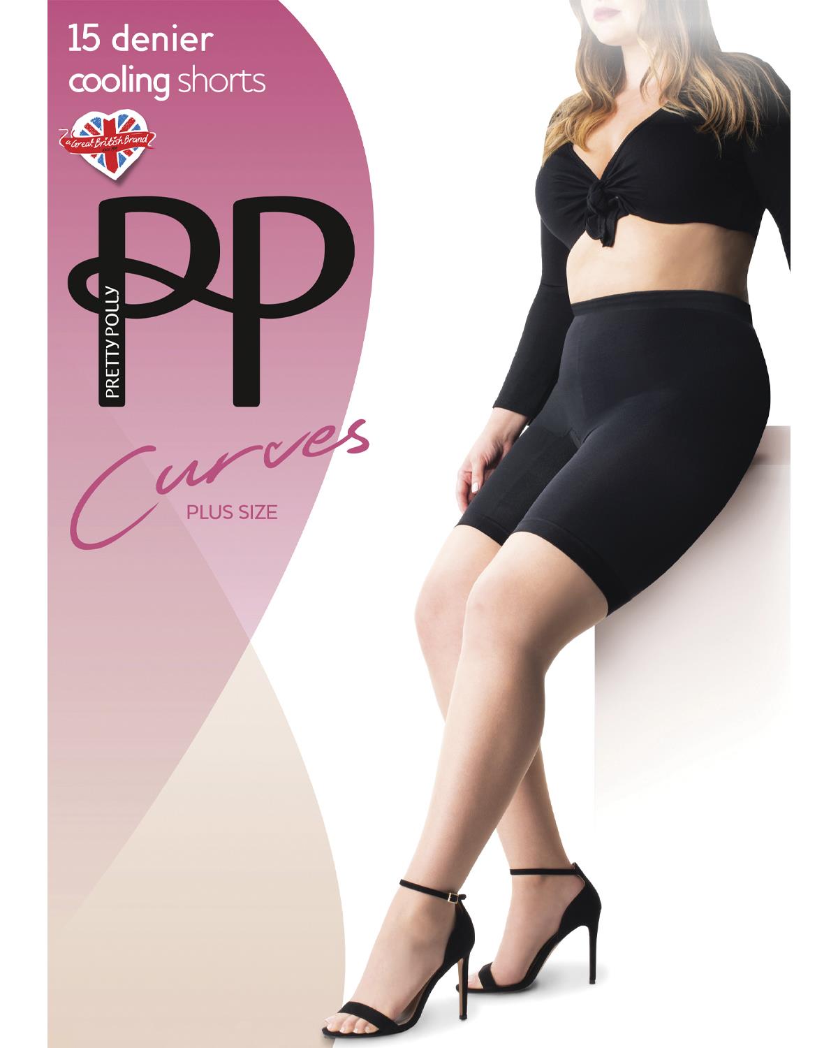 Pretty Polly Curves Womens Cooling Shorts