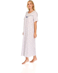 La Marquise Womens 'Velvet Rose' Short Sleeve Nightie