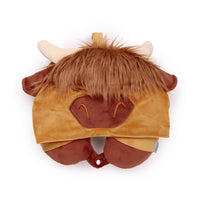 Hoodeazzz Adoramals Plush Memory Foam Travel Pillow & Hood