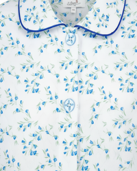La Marquise Womens 'Moonlit Tulip' Mock Quilt Button Bed Jacket