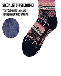 Bramble Womens Fairisle Thermasock