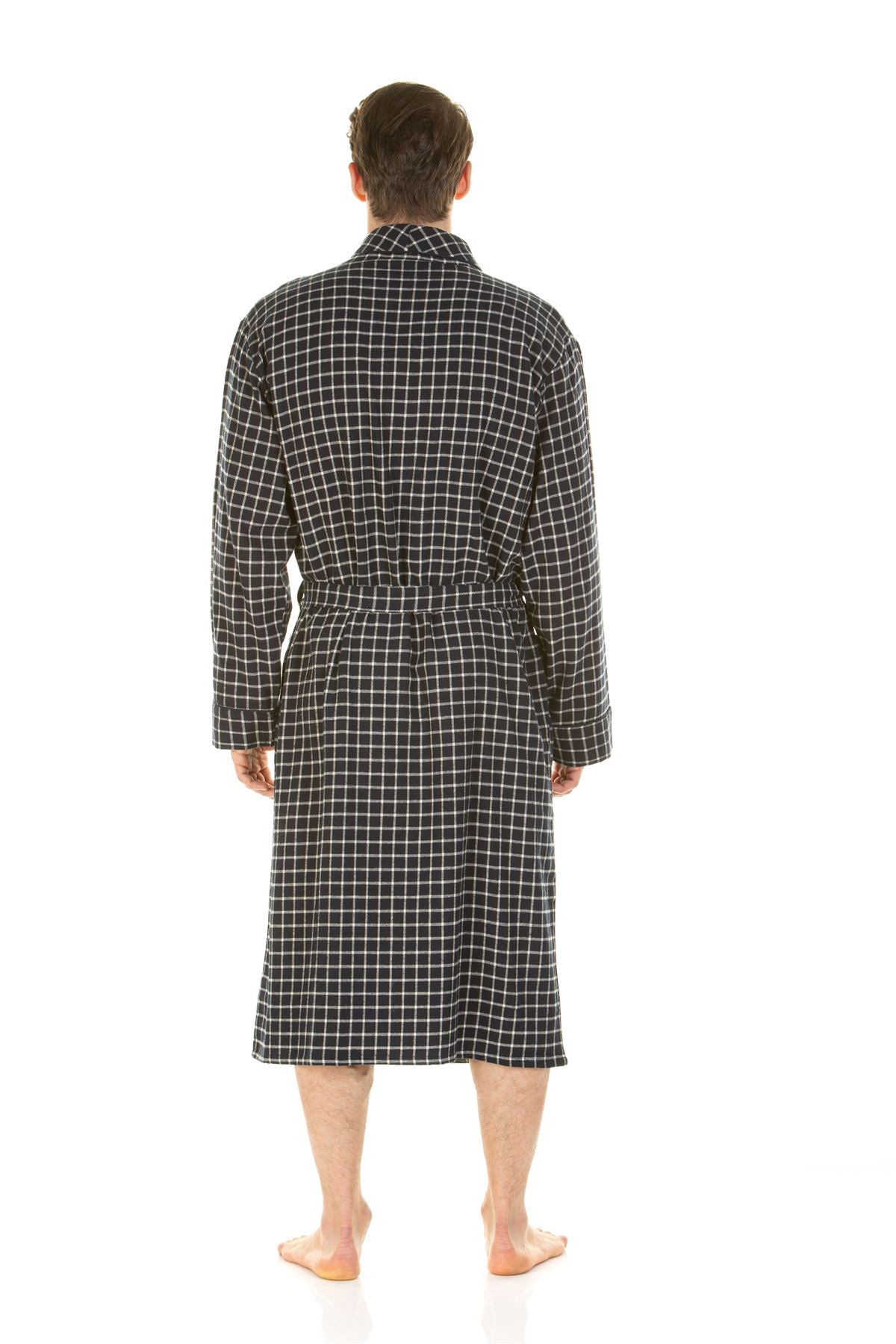 Haigman Mens Brushed Cotton Dressing Gown