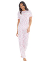 Cottonique Womens Jersey Cotton Floral Pyjamas