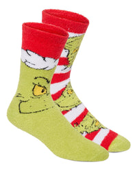2 Pairs Family Grinch Cosy Socks