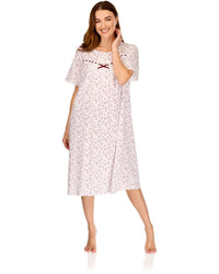 La Marquise Womens 'Velvet Rose' Short Sleeve Nightie