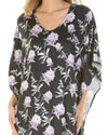 La Marquise Womans Silkyknit Floral Garden Kaftan