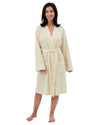 Indigo Sky Womens Waffle Knitted Robe