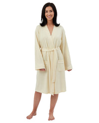 Indigo Sky Womens Waffle Knitted Robe