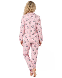 Indigo Sky Womens 100% Cotton Wincyette Button Pyjamas