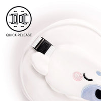 Relaxeazzz Kai the Seal Plush Travel Pillow & Eye Mask
