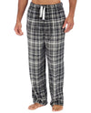Cargo Bay Mens Polished Fleece Check Lounge Pants