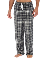 Cargo Bay Mens Polished Fleece Check Lounge Pants