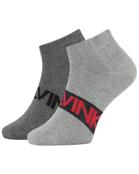 Calvin Klein Mens 2 Pack Intense Power Liner Socks