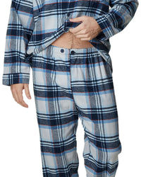 Haigman Mens Brushed 100% Cotton Pyjamas