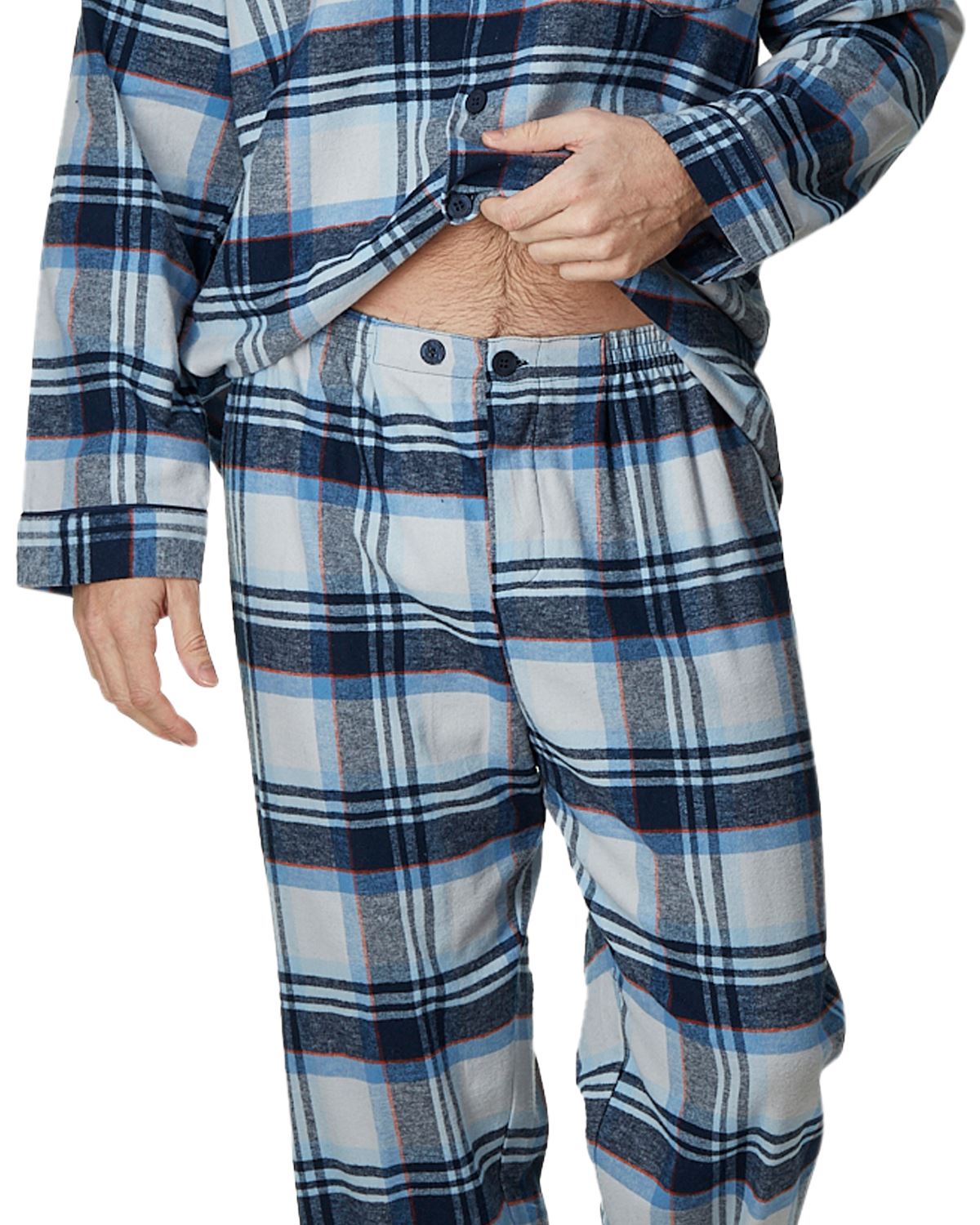 Haigman Mens Brushed 100% Cotton Pyjamas