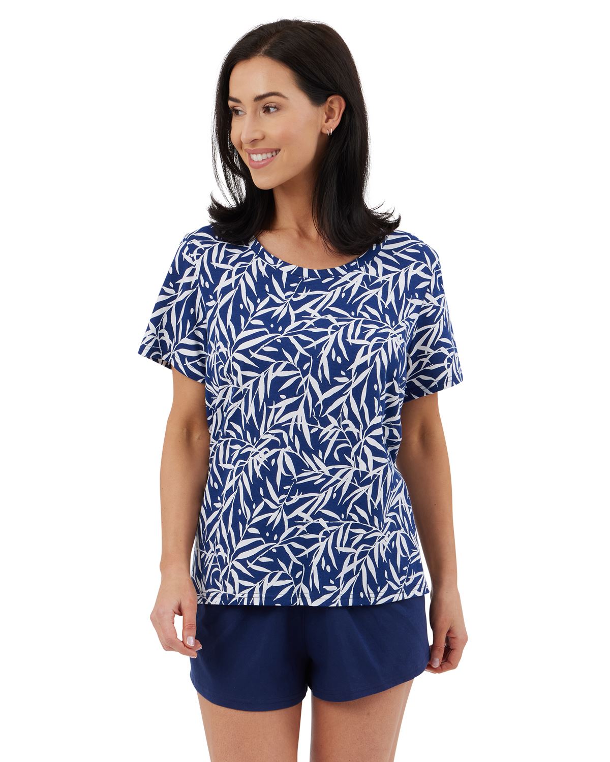 Indigo Sky Womens Bamboo Print Short Pyjamas