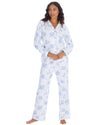 Countess Christie Womens Long Sleeve Floral Cotton Pyjamas