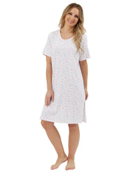 Marlon Womens 36" Harvest Jersey Short Sleeve Nightie