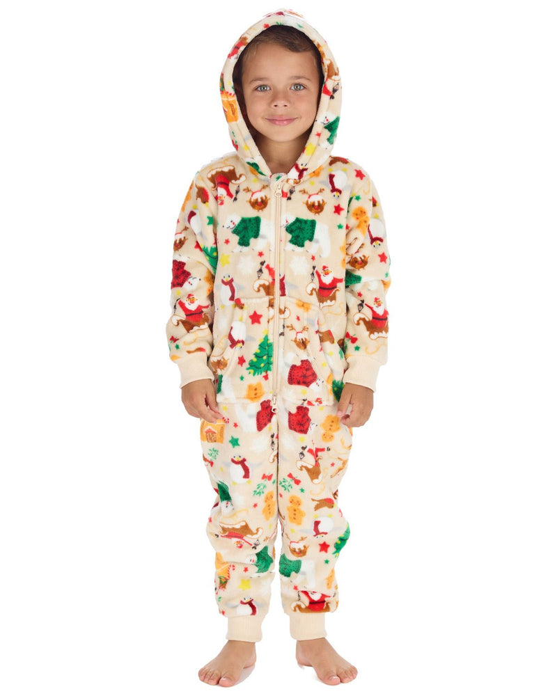 Huggable Matching Family Fleece Christmas Onesies